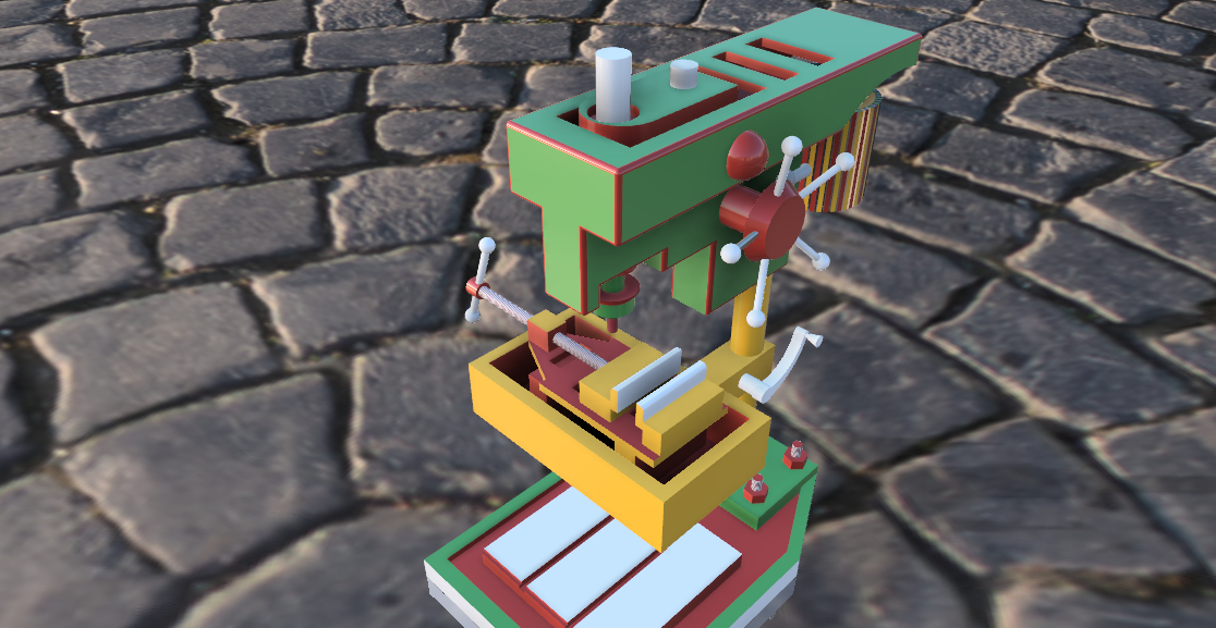 台钻【彩红网3D模型-caired.com】